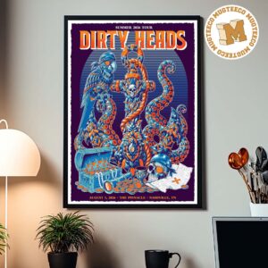 Dirty Heads Nashville TN Summer 2026 Tour Event Poster At The Pinnacle On August 1 2026 Home Decor Poster Canvas