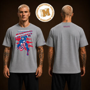 Disney x Champion NFL Captain America New England Patriots Two Sided Unisex T Shirt