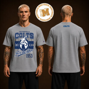 Disney x Champion NFL Horace Horsecollar Indianapolis Colts Two Sided Unisex T Shirt
