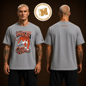 Disney x Champion NFL Shere Khan Cincinnati Bengals Rule The Jungle Two Sided Unisex T Shirt