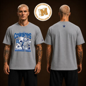 Disney x Champion NFL Woody And Bullseye Dallas Cowboys Two Sided Unisex T Shirt
