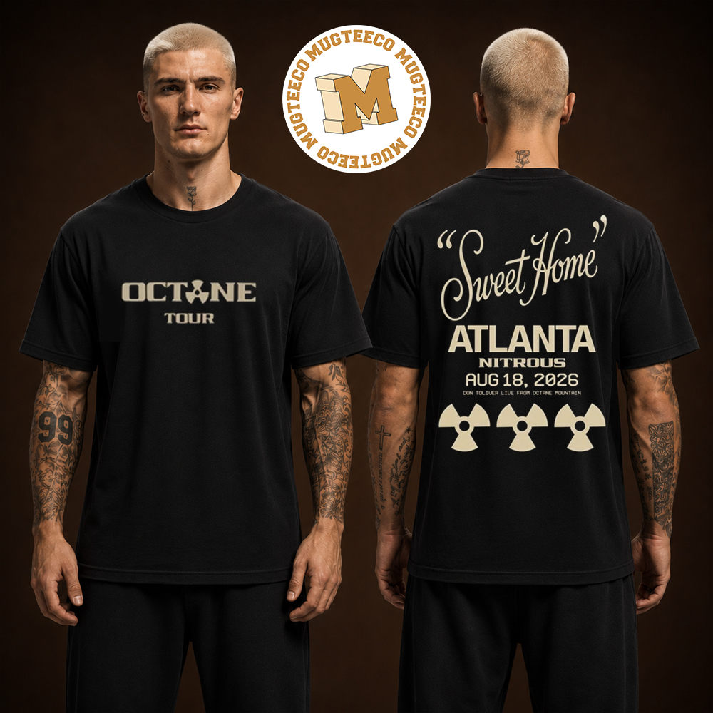 Don Toliver NITROUS Octane World Tour Leg 2 Aug 18 2026 Atlanta Two Sided Unisex T Shirt Don Toliver NITROUS Octane World Tour Leg 2 Aug 18 2026 Atlanta Two Sided Unisex T Shirt