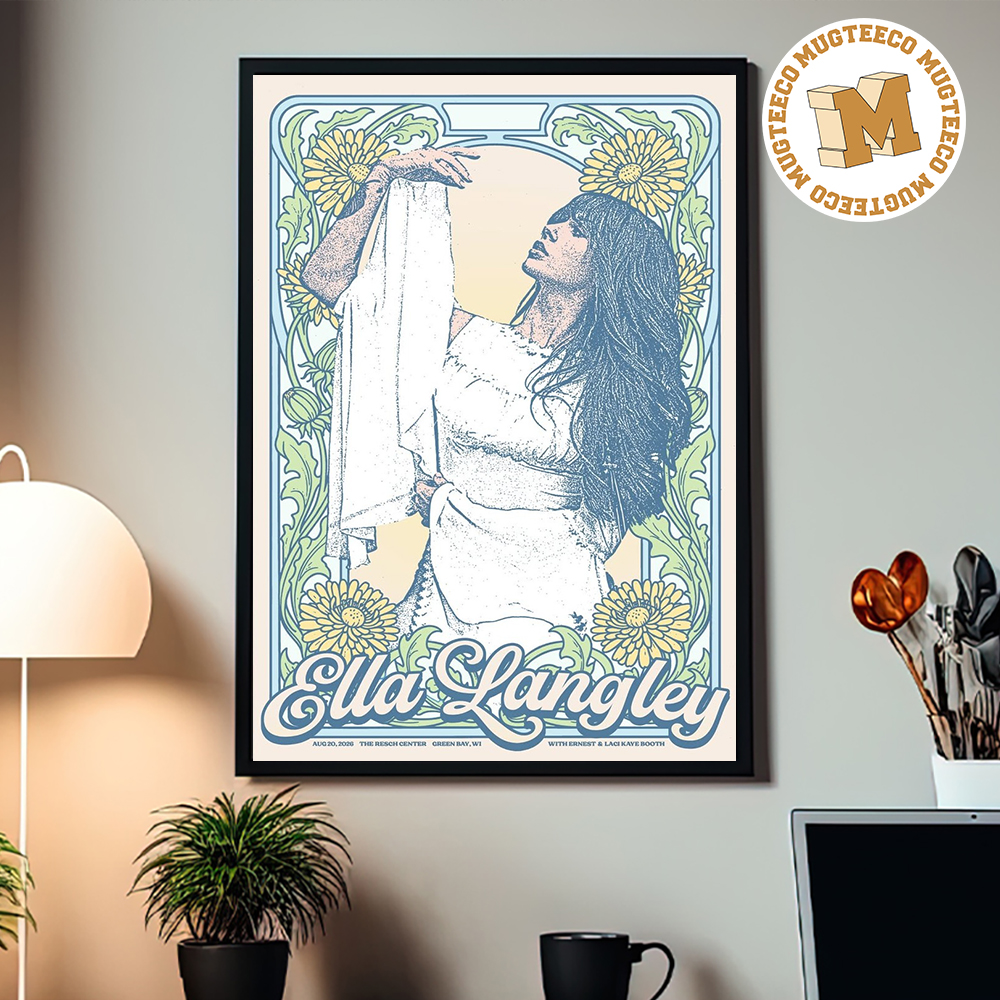 Ella Langley Green Bay WI 2026 Event Poster At The Resch Center On August 20 2026 Home Decor Poster Canvas Ella Langley Green Bay WI 2026 Event Poster At The Resch Center On August 20 2026 Home Decor Poster Canvas