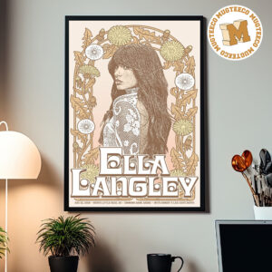 Ella Langley North Little Rock AR 2026 Event Poster At Simmons Bank Arena On August 22 2026 Home Decor Poster Canvas