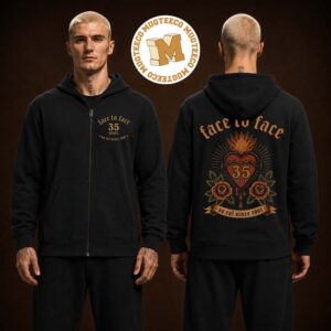 Face to Face 35 Years So Cal Since 1991 Zip Up Hoodie Shirt