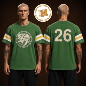 Foo Fighter FF Circle Logo Exclusive Two Sided Football Jersey