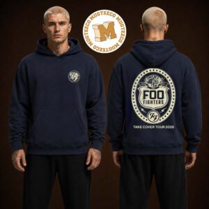 Foo Fighter Navy Pullover Hoodie Exclusive Two Sided Unisex Hoodie Shirt