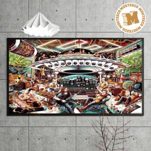 Foofighters Toronto ON 2026 Event Poster At Rogers Stadium On August 4 2026 Home Decor Poster Canvas