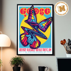 Goose Band Bend Oregon 2026 Event Poster At Hayden Homes Amphitheater On August 21 And 22 2026 Home Decor Poster Canvas