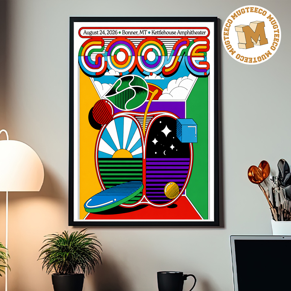 Goose Bonner MT 2026 Event Poster At Kettlehouse Amphitheater On August 24 2026 Home Decor Poster Canvas Goose Bonner MT 2026 Event Poster At Kettlehouse Amphitheater On August 24 2026 Home Decor Poster Canvas