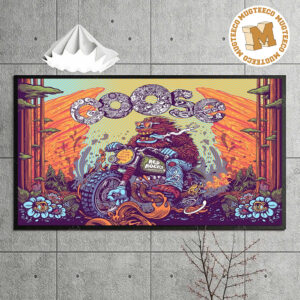 Goose Morrison CO 2026 Event Poster At Red Rocks Amphitheater On August 27 28 And September 1 2026 Home Decor Poster Canvas
