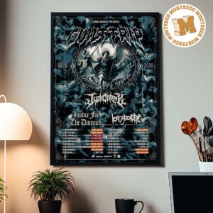 Guilt Trip Armour Of Angels Tour UK EU 2026 Home Decor Poster Canvas