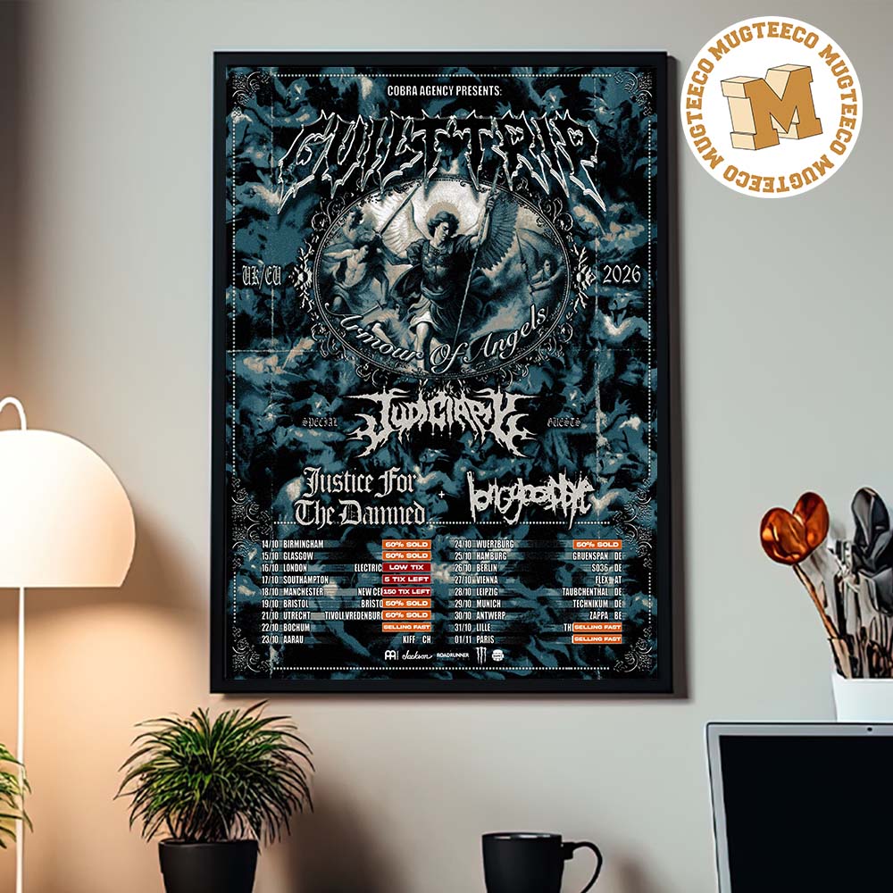 Guilt Trip Armour Of Angels Tour UK EU 2026 Home Decor Poster Canvas Guilt Trip Armour Of Angels Tour UK EU 2026 Home Decor Poster Canvas