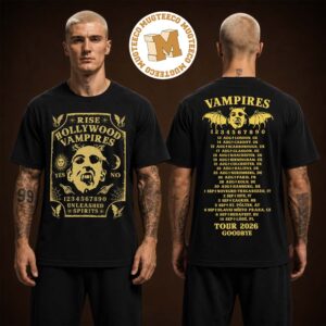 Hollywood Vampires Unleashed Spirits Tour 2026 Goobye Two Sided Unisex T Shirt