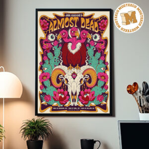 Joe Russo Almost Dead Denver Vail Dillon Colorado 2026 Event Poster At Mission Ballroom Gerald R Ford Amphitheater & Dillon Amphitheater On August 20 21 And 22 2026 Home Decor Poster Canvas