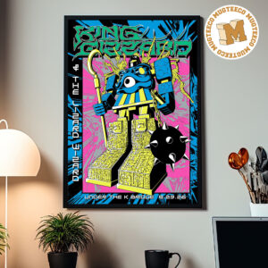 King Gizzard NY 2026 Event Poster At Under The K Bridge On August 23 2026 Home Decor Poster Canvas