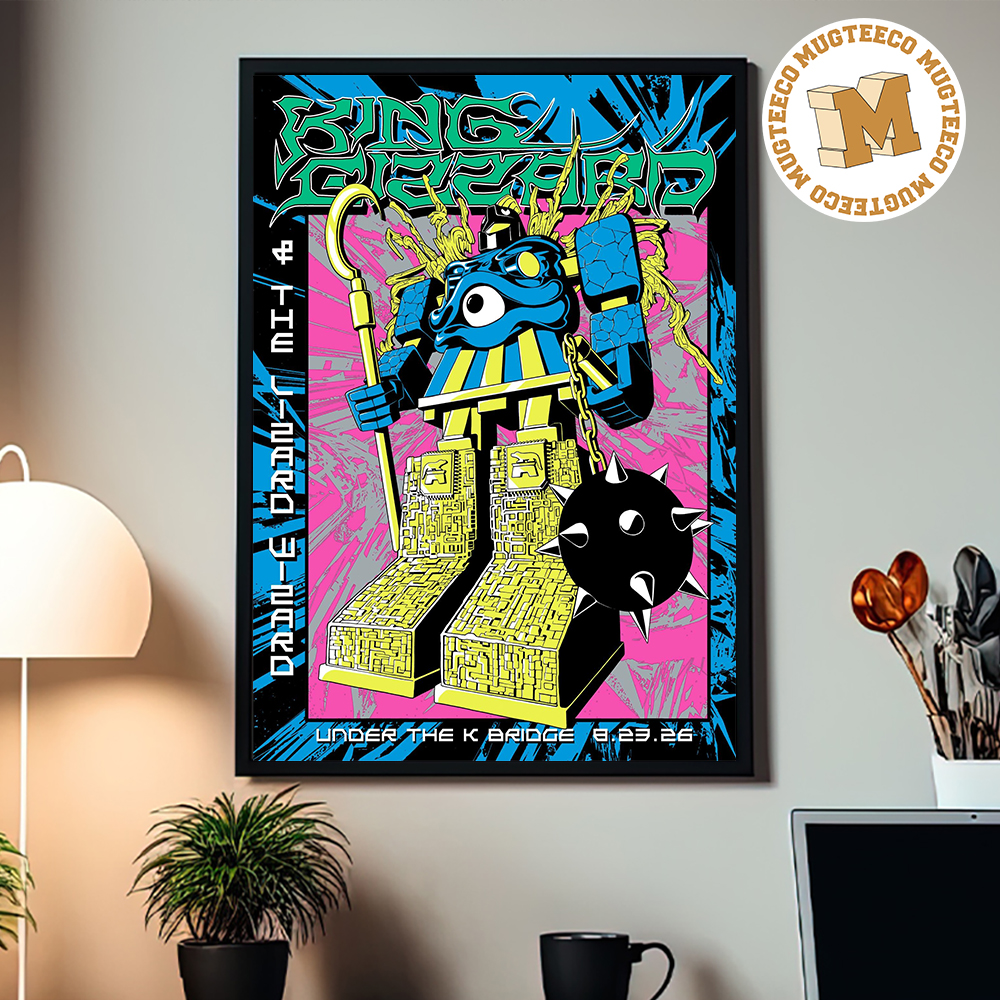 King Gizzard NY 2026 Event Poster At Under The K Bridge On August 23 2026 Home Decor Poster Canvas King Gizzard NY 2026 Event Poster At Under The K Bridge On August 23 2026 Home Decor Poster Canvas