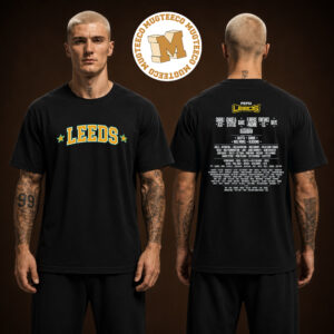 Leeds Festival 2026 Exclusive Tee Two Sided Unisex Black T Shirt