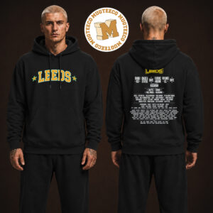 Leeds Festival 2026 Exclusive Tee Two Sided Unisex Hoodie Black Shirt