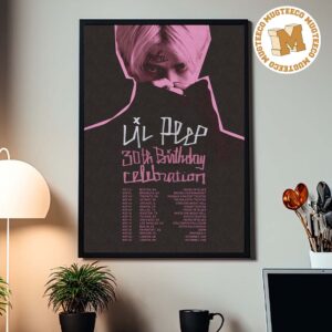 Lil Peep 30th Birthday Celebration In New York City and Los Angeles Tour 2026 Home Decor Poster Canvas