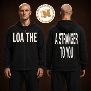 Loathe As One A Stranger To You Exclusive Zip Up Hoodie Unisex Black Shirt