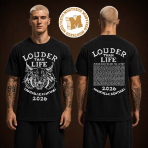 Louder Than Life Bobcat Tee Louisville Kentucky 2026 Two Sided Unisex T Shirt