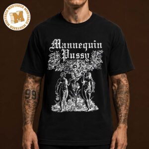 Mannequin Pussy Adam And Eve Unisex Black T Shirt