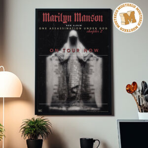 Marilyn Manson New Album One Assassination Under God Chapter 2 On Tour 2026 Home Decor Poster Canvas