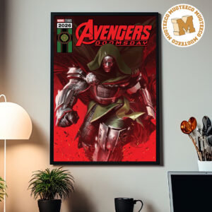 Marvel Avengers Doomsday 2026 Poster Robert Downey Jr Doom All On One Home Decor Poster Canvas