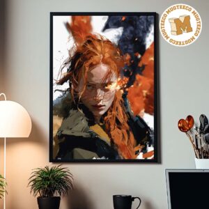Marvel Sadie Sink Jean Grey Home Decor Poster Canvas