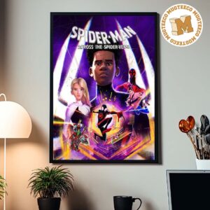 Marvel Spider Man Across The Spider Verse Home Decor Poster Canvas