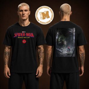 Marvel Spider Man Brand New Day Movie Poster Spider Man Vs Hulk Two Sided Unisex T Shirt