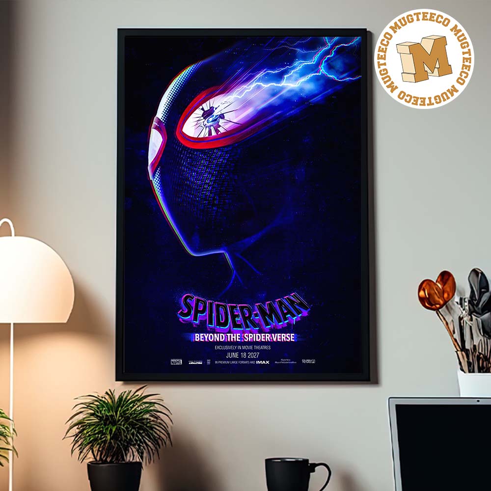 Marvel Spiderman Beyond The Spider Verse 2027 Movie Poster On June 18 2027 Home Decor Poster Canvas Marvel Spiderman Beyond The Spider Verse 2027 Movie Poster On June 18 2027 Home Decor Poster Canvas