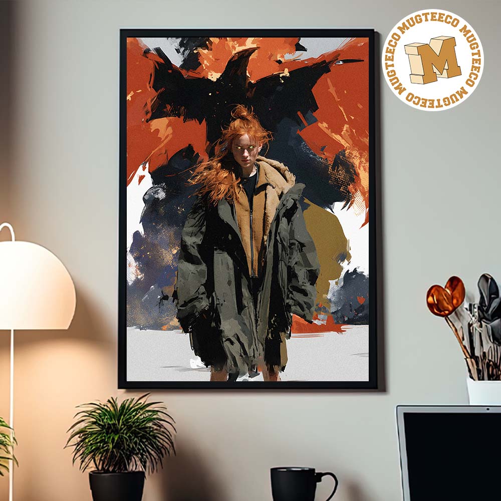 Marvel Sadie Sink Jean Grey Dark Phoenix Home Decor Poster Canvas Marvel Sadie Sink Jean Grey Dark Phoenix Home Decor Poster Canvas