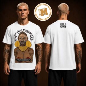 Miss Jill Scott 2026 World Tour Album To Whom This May Concern Album Two Sided Unisex White T Shirt