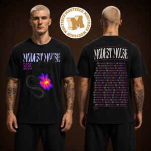 Modest Mouse An Eraser And A Maze 2026 Tour Two Sided Unisex T Shirt
