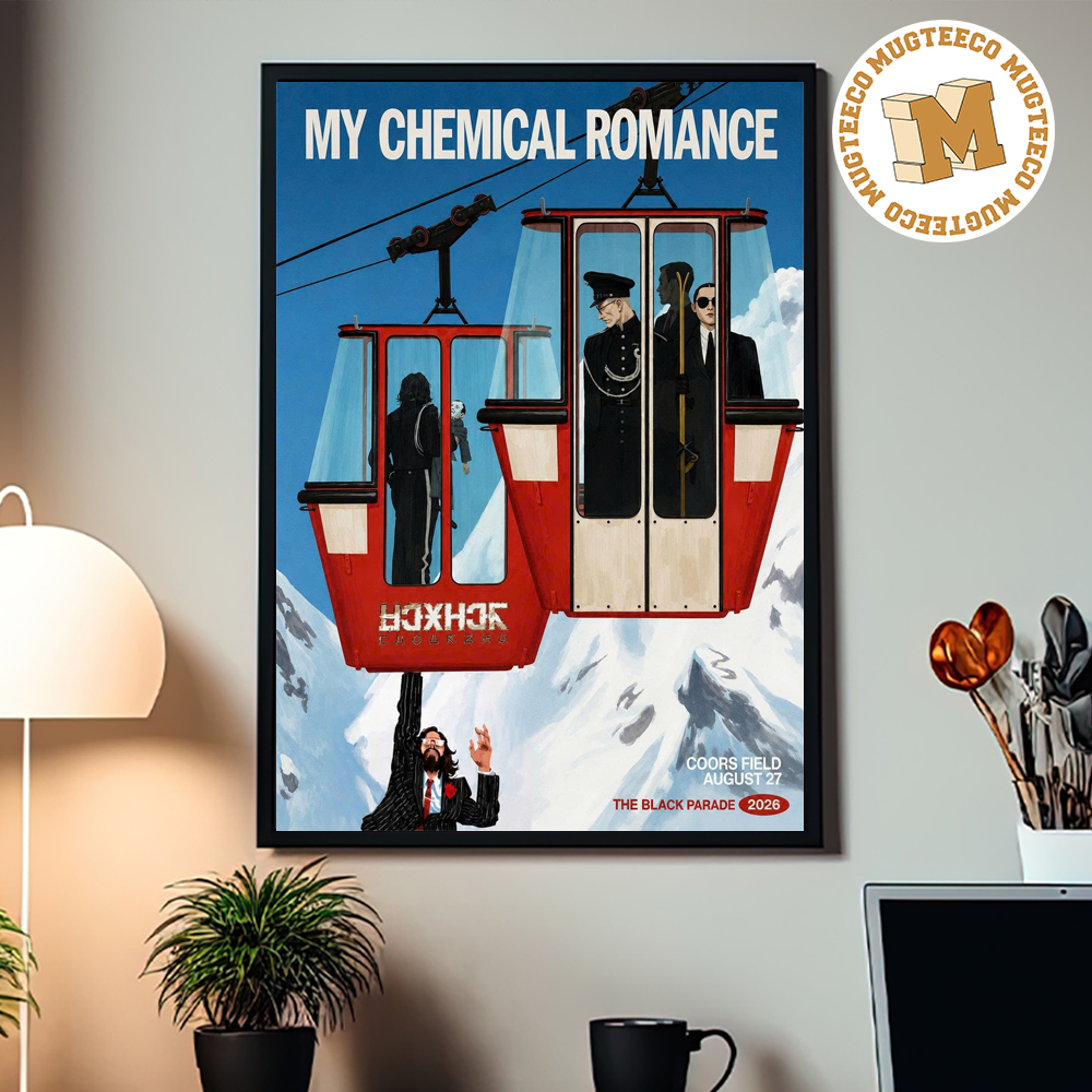 My Chemical Romance Denver CO The Black Parade Tour 2026 Event Poster At Coors Field On August 27 2026 Home Decor Poster Canvas My Chemical Romance Denver CO The Black Parade Tour 2026 Event Poster At Coors Field On August 27 2026 Home Decor Poster Canvas