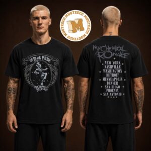 My Chemical Romance The Black Parade 2026 Tour Two Sided Black Unisex T Shirt