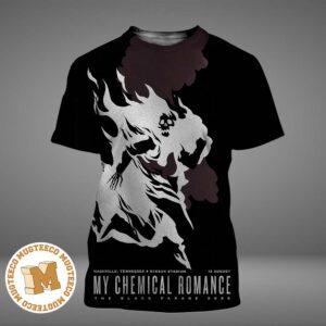 My Chemical Romance The Black Parede 2026 Nashville Tennessee Event Poster At Nissan Stadium On August 13 2026 All Over Print Shirt