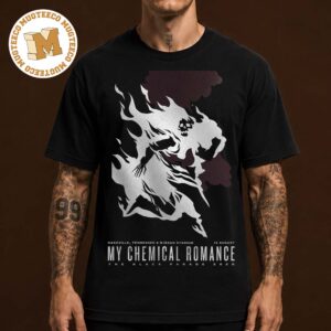 My Chemical Romance The Black Parede 2026 Nashville Tennessee Event Poster At Nissan Stadium On August 13 2026 Unisex T Shirt