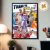 NBA Thunder Russell Westbrook Mister Triple Double Thank You For 18 Seasons Of So Much Excitement Home Decor Poster Canvas