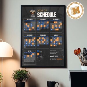 New York Knicks NBA 2026 2027 Schedule NBA Champion Home Decor Poster Canvas