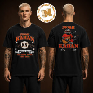 Noah Kahan x San Francisco Giants The Great Divide Tour 2026 Two Sided Unisex T Shirt