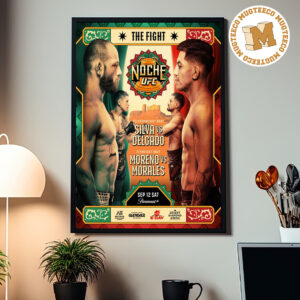 Noche UFC Featherweight Bout The Fight Silva VS Delgado And Moreno VS Morales On September 12 2026 Home Decor Poster Canvas