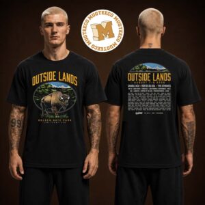 Outside Land Bison Event Tee At Golden Gate Park On August 7 8 9 2026 Two Sided Unisex T Shirt