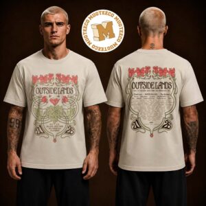 Outside Land Floral Event Tee At Golden Gate Park On August 7 8 9 2026 Two Sided Unisex T Shirt