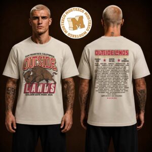 Outside Land Mascot Event Tee At Golden Gate Park On August 7 8 9 2026 Two Sided Unisex T Shirt
