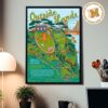 Outside Land San Francisco 2026 Event Poster At Golden Gate Park Night 1 On August 7 2026 Home Decor Poster Canvas