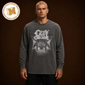Ozzy Osbourne Halloween Horror Nights 2026 Ozzy Osbourne Crewneck Unisex Long Sleeve Shirt