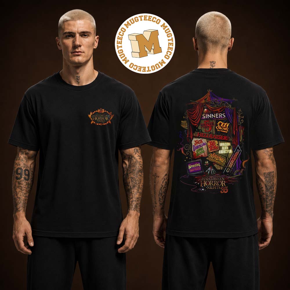 Ozzy Osbourne Halloween Horror Nights 2026 Universal Orlando House Two Sided Unisex T Shirt Ozzy Osbourne Halloween Horror Nights 2026 Universal Orlando House Two Sided Unisex T Shirt